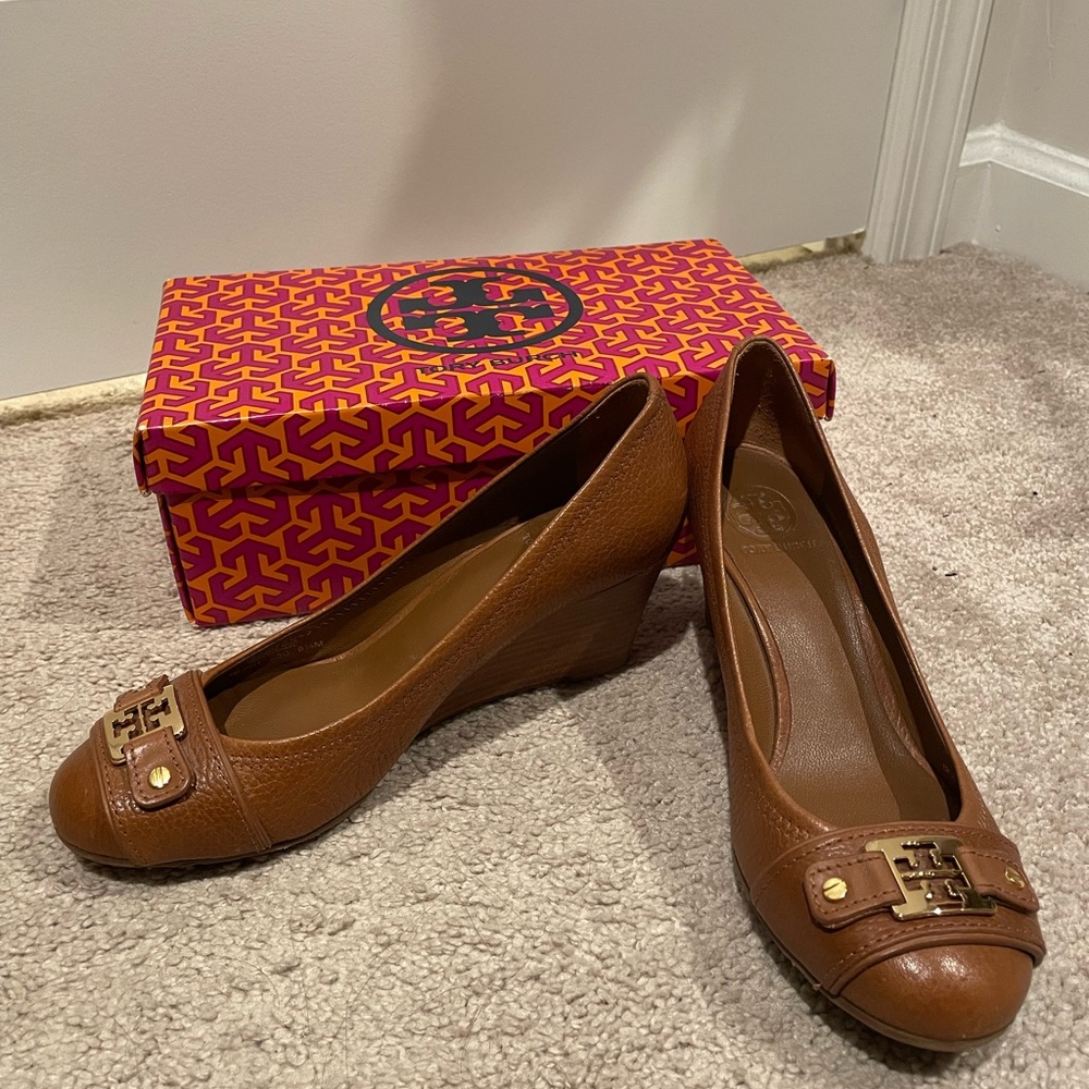 Tory Burch Closed Toe Wedges